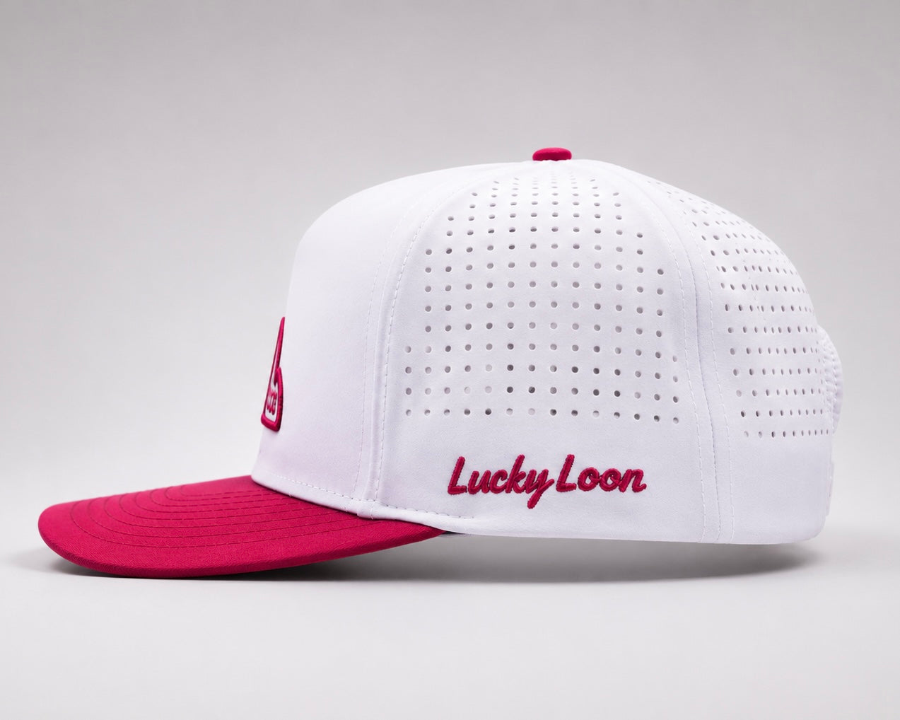 Lucky Loon Golf Hat Red